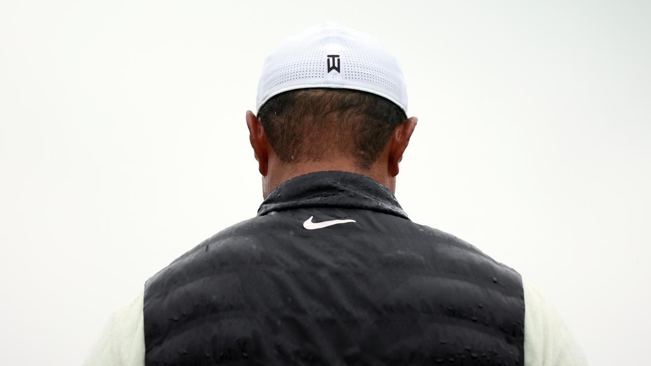 Tiger Woods faces a brutal battle to reach the end of the Masters.