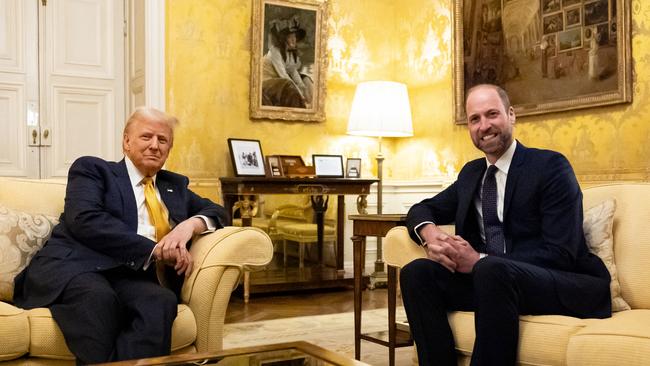 INstead, it was William who met with US President-elect Donald Trump. Picture: Aaron Chown - Pool/Getty Images