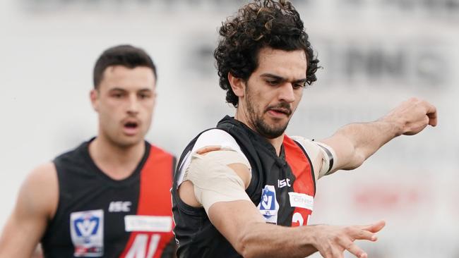 Jake Long has joined the Cobras after playing AFL for Essendon. Picture: AAP Image/Michael Dodge