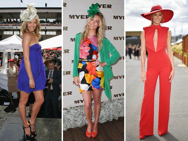 Jennifer Hawkins through time. Picture: Supplied