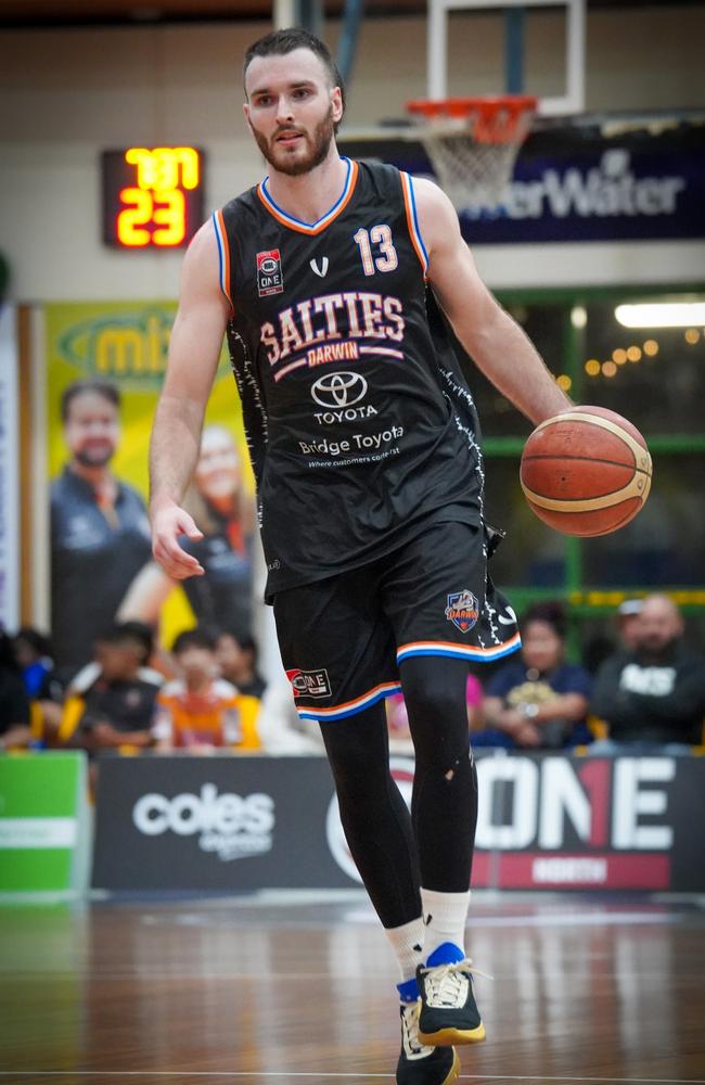 Sean MacDonald has re-signed for the Darwin Salties. Picture: CJM Media