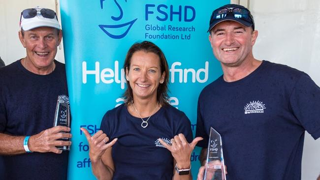 Wyndham Destinations Asia Pacific Senior Vice President PR, Communications and Corporate Marketing, Ross Nicholas; seven-time world surfing champion Layne Beachley; Wyndham Vacation Clubs President and Managing Director, International Operations, Barry Robinson. Photo: Supplied