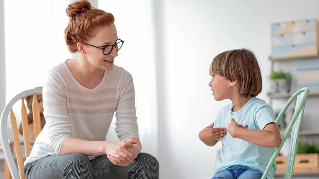 Communicating effectively through speech is seen as a key indicator of children's early reading and writing abilities. Picture: KatarzynaBialasiewicz