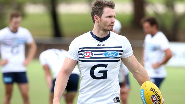 Patrick Dangerfield was well paid in 2016 ... but his salary doesn’t come close to that of the AFL chief. Picture: Mark Dadswell