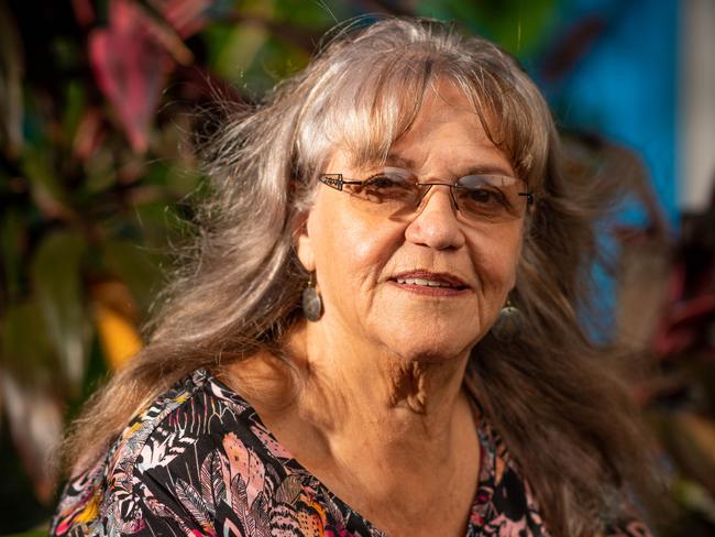 Indigenous woman Colleen Rosas dropped out of school in year 8 and now she's starting a law degree as a grandmother. Photograph: Che Chorley