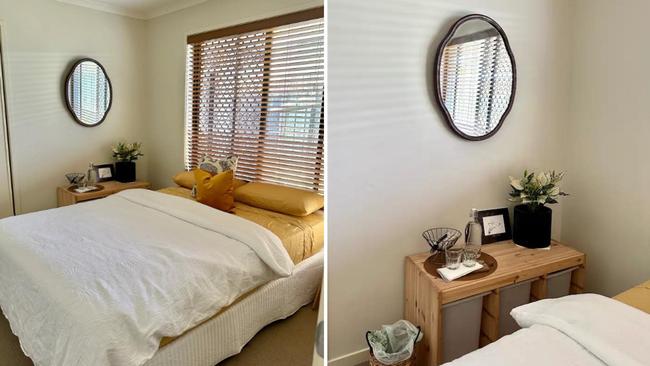 Impeccably designed, this minimalist designer space in the Sunshine Coast is available for just $116 per night. Picture: Airbnb