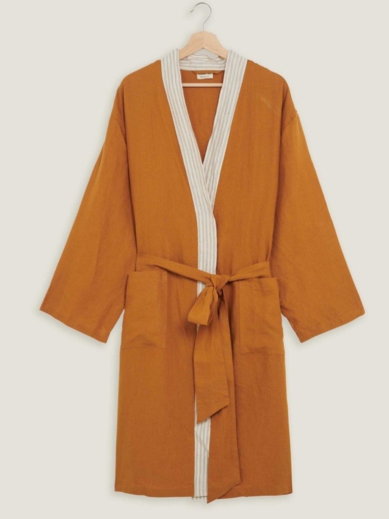 Carlotta + Gee Linen Robe. Image: THE ICONIC.