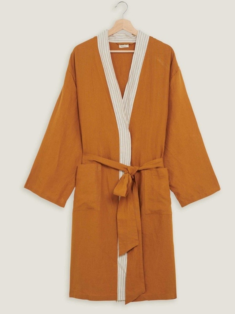 Carlotta + Gee Linen Robe. Image: THE ICONIC.