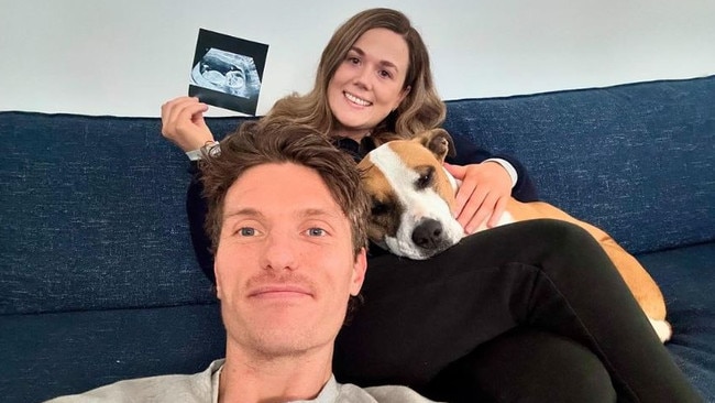 The couple took to social media to announce they had welcomed their first child. Picture: Instagram