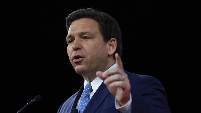 The bill signed by Ron DeSantis will take effect on July 1. Picture: AFP