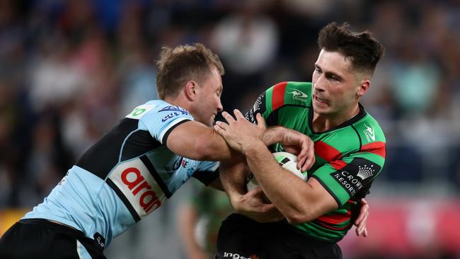 Lachlan Ilias of the Rabbitohs. (Photo by Jason McCawley/Getty Images)