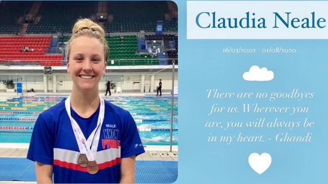 Claudia’s death has left her family devastated.