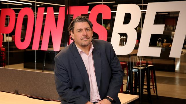 CEO Sam Swanell from Pointsbet: NBC’s sports include matches played on national levels but also, crucially for PointsBet, regional networks in states where sports betting is being legalised. Picture: Stuart McEvoy/The Australian.