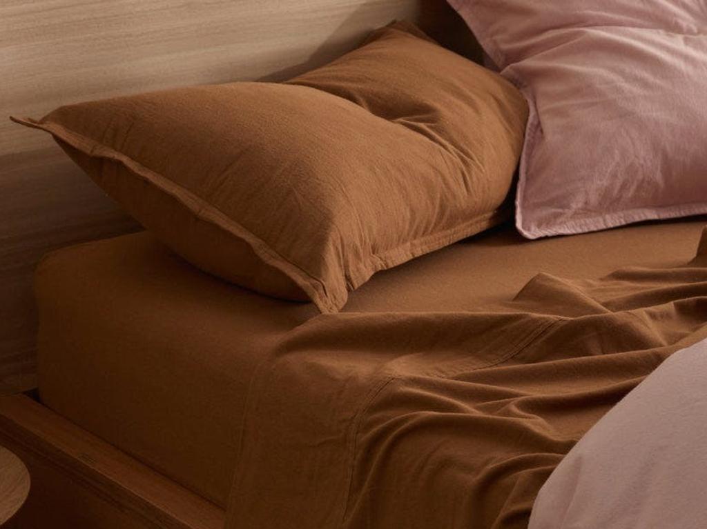 Frankie Flannelette Fitted Sheet. Picture: Sheet Society.