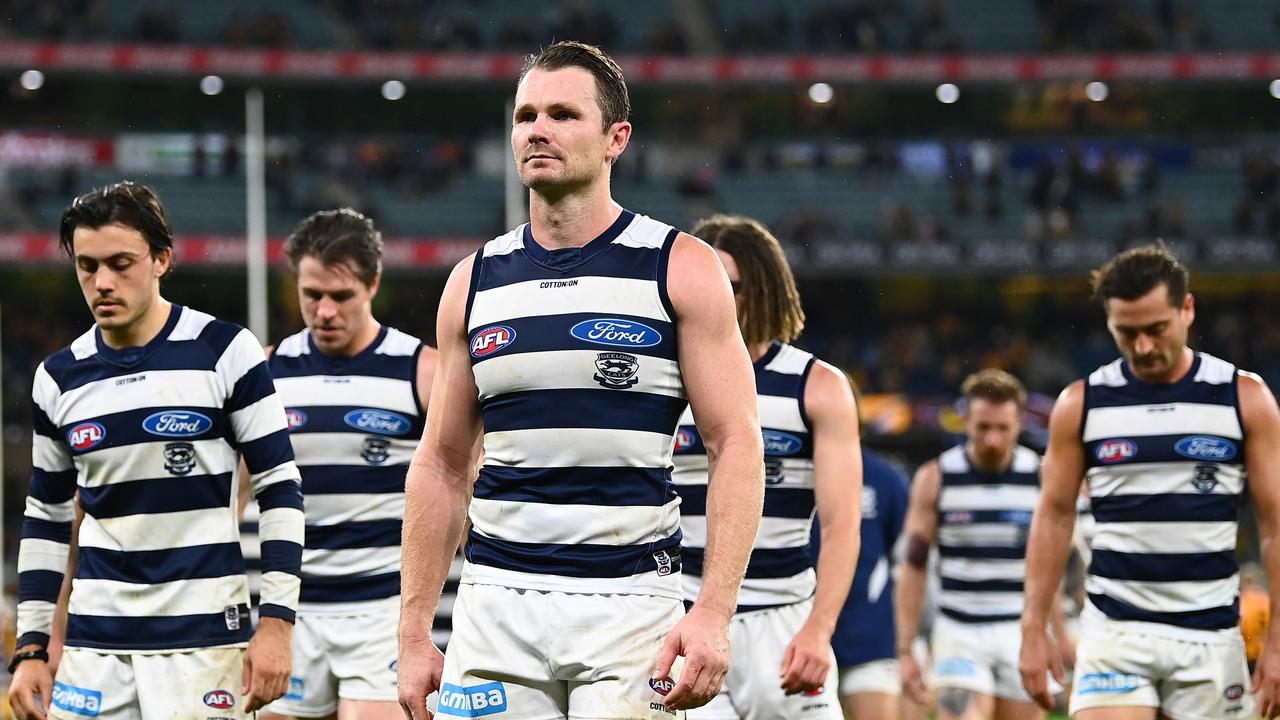 Patrick Dangerfield won’t travel to Hoabrt. Picture: Quinn Rooney/Getty Images
