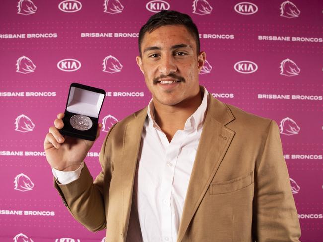 Kotoni Staggs was named Brisbane’s best last season.