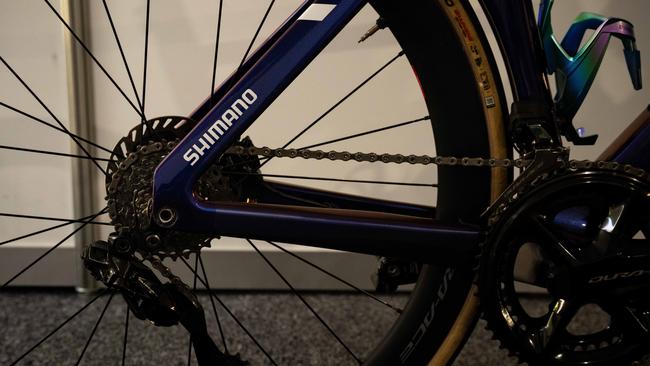 The Shimano groupset. Picture: Morgan Sette