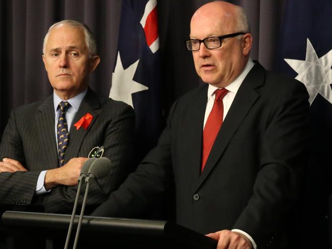 Communications Minister Malcolm Turnbull and Attorney General Senator George Brandis have been leading the charge on the piracy crackdown.