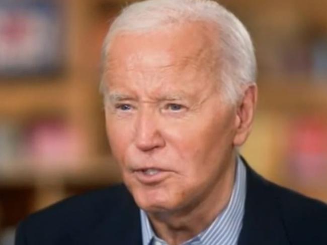 ABC US Exclusive interview with President Joe Biden post the debate. Speaking to Good Morning America co-anchor George Stephanopoulos, Mr Biden said he performed poorly because he was “feeling terrible” and had “a really bad cold”. Picture: ABC
