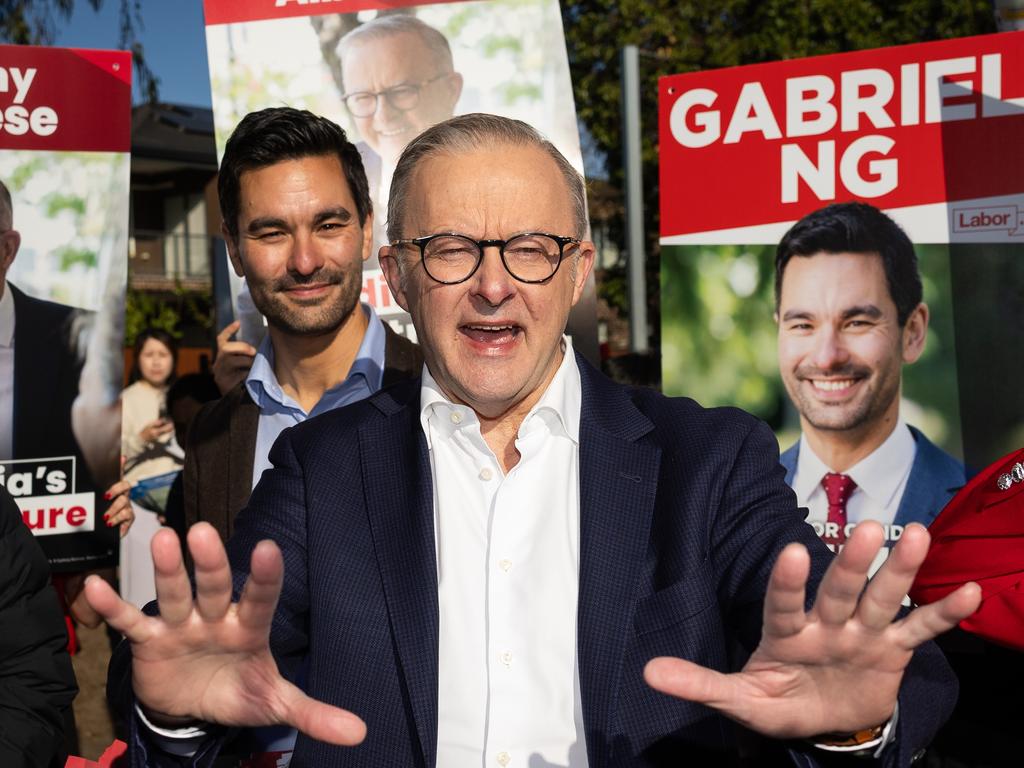 Anthony Albanese will know within hours if he has done enough to win a second term for Labor. Picture: Jason Edwards / NewsWire