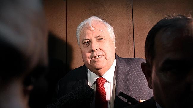 Clive Palmer leaves court in Brisbane earlier this month. Picture: AAP