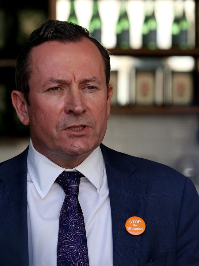 WA Premier Mark McGowan. Picture: Colin Murty/The Australian