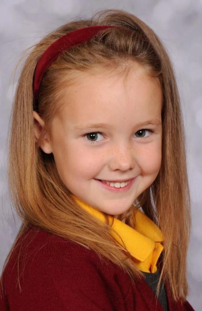 Elsie Dot Stancombe, seven, has been named as one of the tragic victims of the Stockport knife rampage. Picture: The Sun