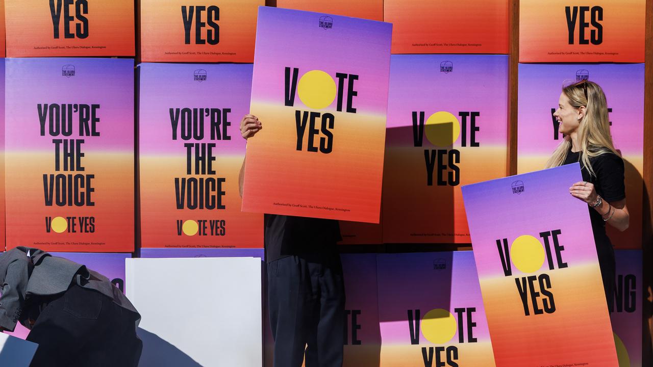 Official Yes and No campaigns for the Voice have heated up in recent weeks. Picture: NCA NewsWire/Aaron Francis.