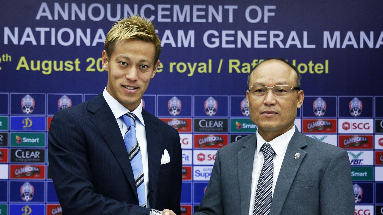 Keisuke Honda, Cambodia national team role explained, Melbourne Victory ...