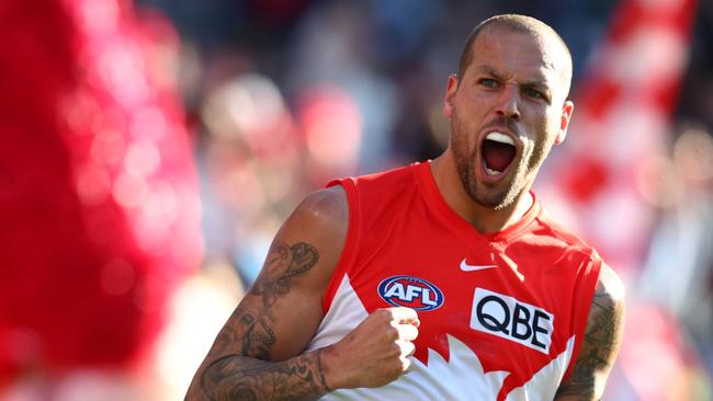 Lance Franklin’s nine-year deal was one of the first of its kind. Picture: Jason McCawley/AFL Photos/via Getty Images