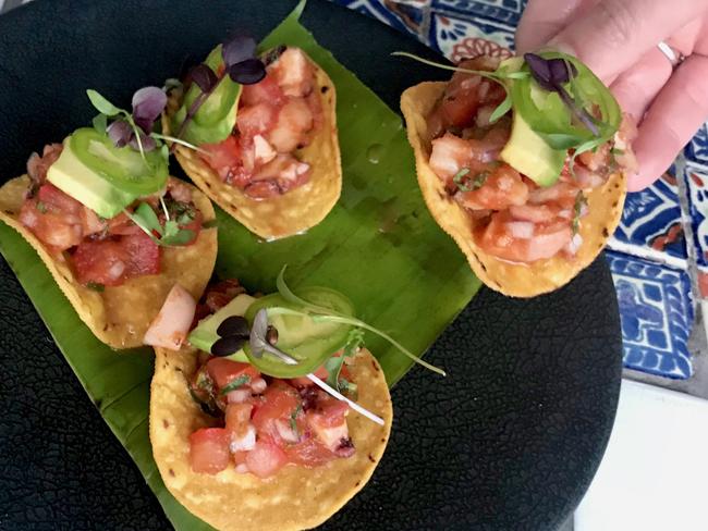 Chula’s tuna sashimi tostadas. Picture: Jenifer Jagielski