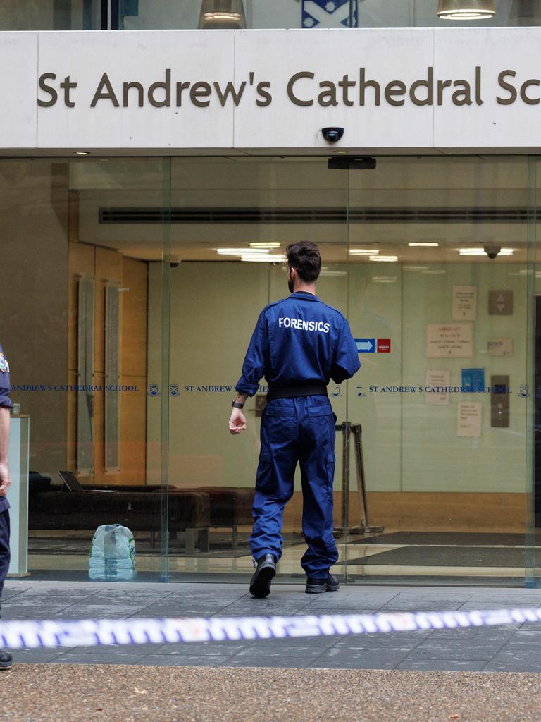 Police confirmed staff had been threatened. Picture: NewsWire / David Swift