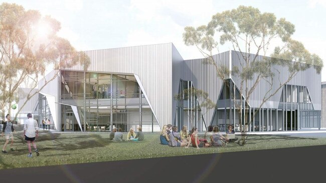 Artist impression of the $20 million upgrade of Seaton High. Picture: Supplied