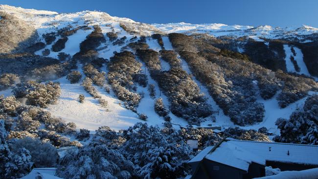 Thredbo in midwinter. Australia’s longest runs.