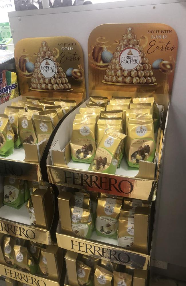 Customers are outraged after seeing Easter chocolate at Big W. Picture: Markdown Addicts Australia