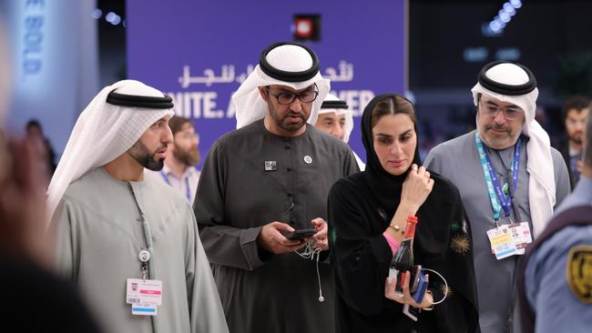 Sultan Ahmed Al Jaber on day eleven of the UNFCCC COP28 Climate Conference. Picture: Getty Images