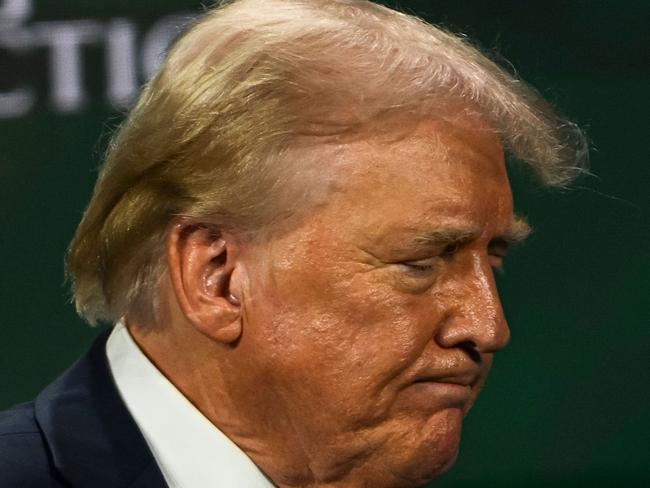 Former US President and 2024 Republican presidential candidate Donald Trump speaks at Turning Point Action's "The Believers Summit" in West Palm Beach, Florida, on July 26, 2024. (Photo by CHANDAN KHANNA / AFP)