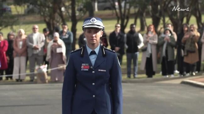 Inspector Amy Scott Commissioner’s Valour Award presentation