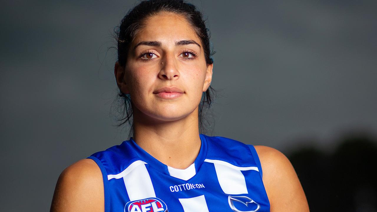 North Melbourne’s Vivien Saad has been suspended for one match. Picture: Mark Stewart