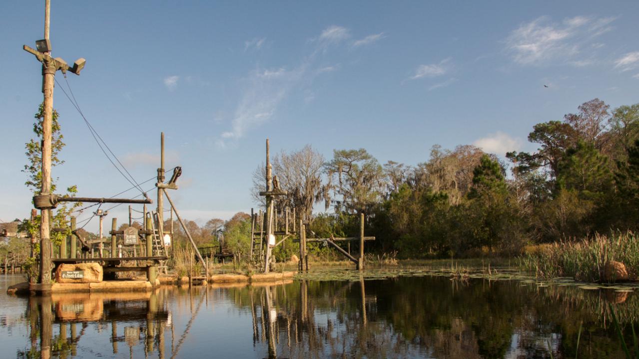 Inside the abandoned Disney River Country theme park in Florida, USA. Picture: Seph Lawless