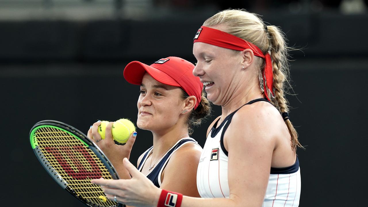 Ash Barty and Kiki Bertens made the Brisbane International Doubles Final.