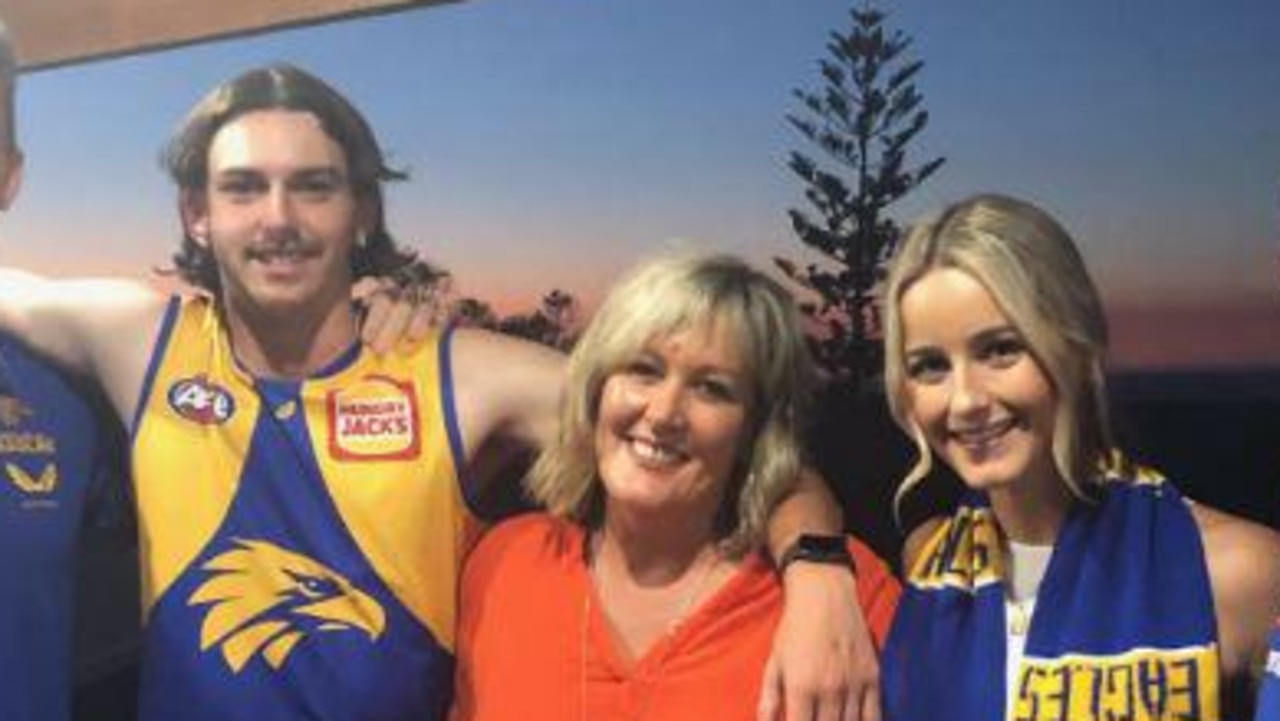 Kylie Bazzo (centre), pictured with son Rhett and daughter Kameron, was killed in the crash on January 21.