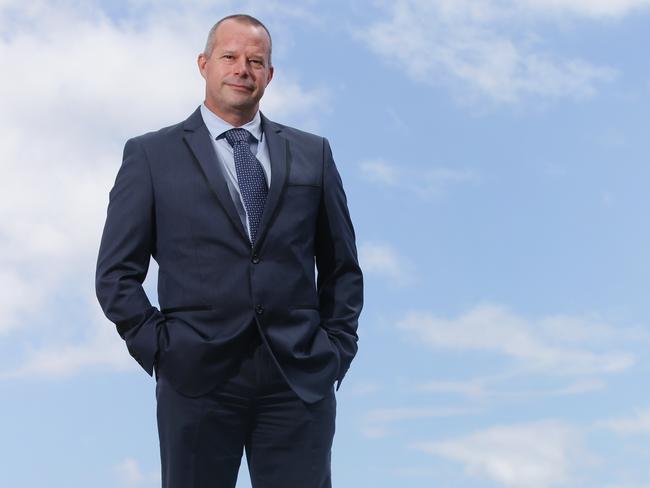 Victoria’s Justice Party leader and former Detective Leading Senior Constable Stuart Grimley. Picture: Peter Ristevski