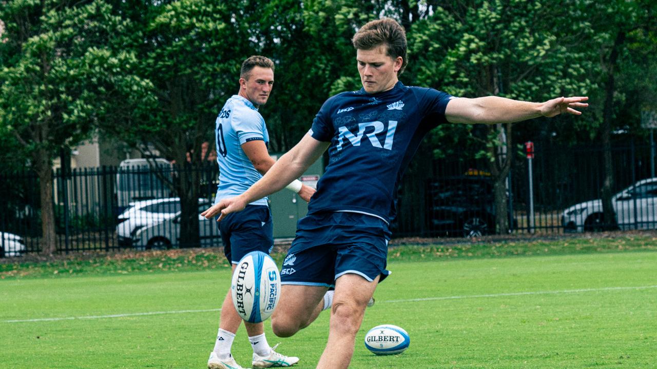 Joey Fowler in training this week. Picture: Hugo Carr/NSW Waratahs