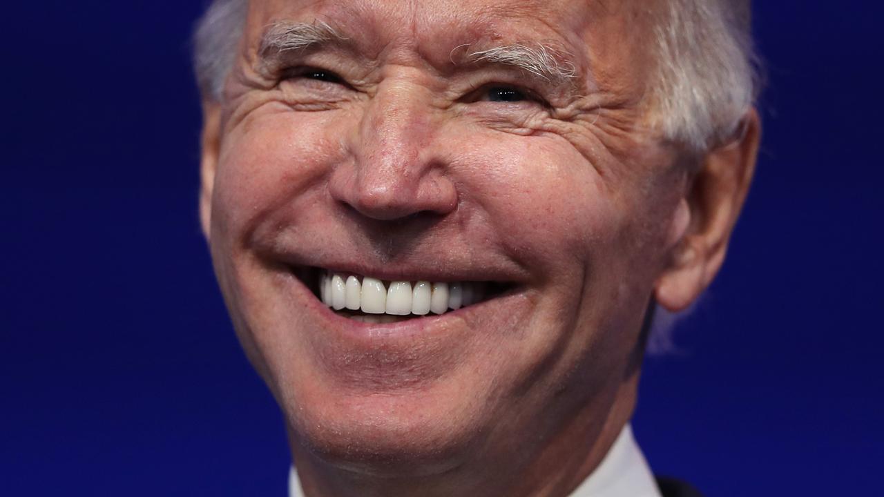 Joe Biden speaking to media on Tuesday. Picture: Joe Raedle/Getty Images/AFP