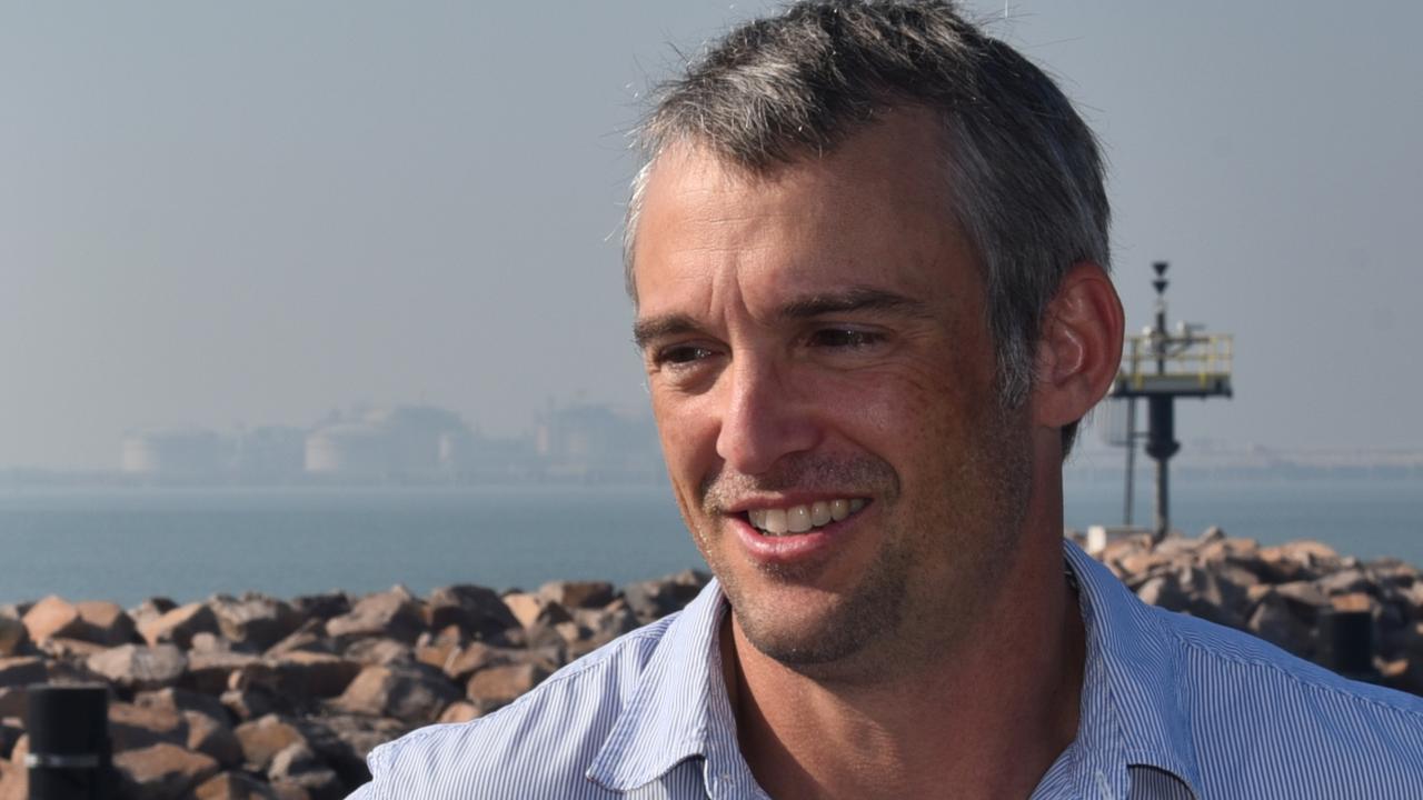 Paspaley CEO James Paspaley at Darwin Harbour in Darwin.