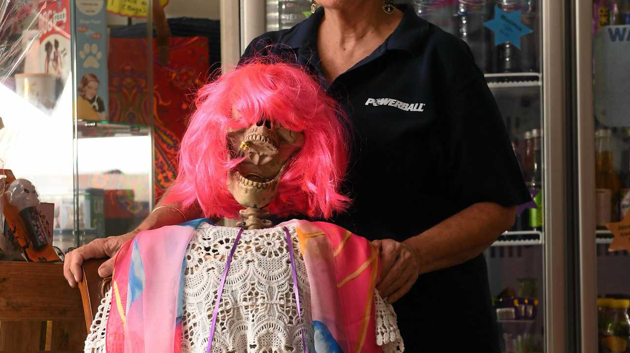 Pauline Williamson from Ipswich City Mall Newsagency can't wait for the mall to be completed. Picture: Rob Williams