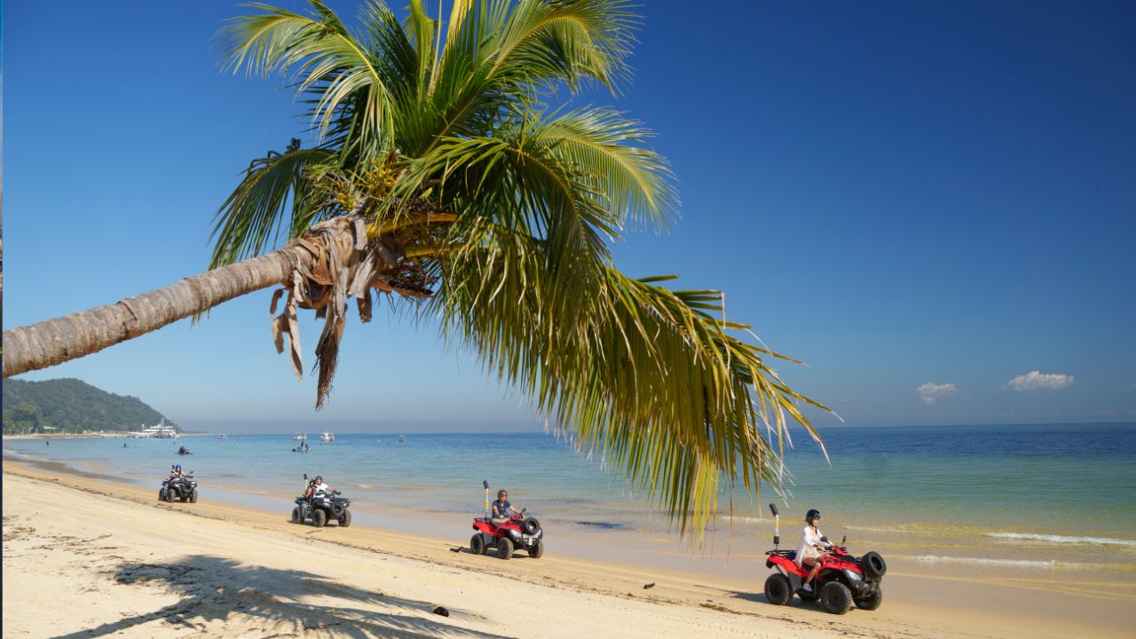 <h2>3. Moreton Island, Qld</h2><p>Sure, the snorkelling is incredible and the whale watching is wonderful, but if you&rsquo;re going to Moreton Island, you want to spend some time on the sand. After all, it&rsquo;s the third biggest sand island in the world, and home to the world&rsquo;s tallest coastal sand dune. Part thrill ride, part scenic tour, an ATV Quad Bike Adventure leads you to the island&rsquo;s best viewpoints as you take the wheel of your own quad bike along the beach and a series of bush trails. Rated the best tour on the island, it&rsquo;s garnered huge fans among <a href="https://go.skimresources.com?id=145349X1636243&amp;xs=1&amp;url=https%3A%2F%2Fwww.pocruises.com.au%2F" target="_blank" rel="noopener">P&amp;O Cruises</a> passengers. In the words of one reviewer: &ldquo;Beautiful scenery. Would do it again and again.&rdquo;&nbsp;</p>