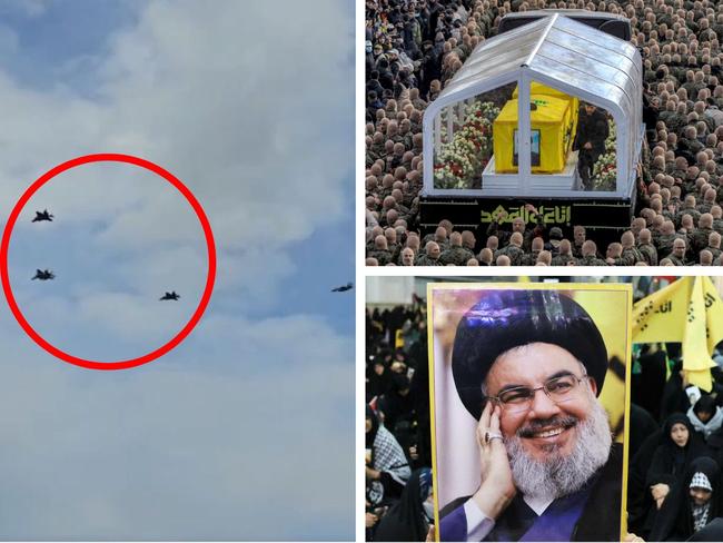 Scary footage at Hezbollah chief’s funeral