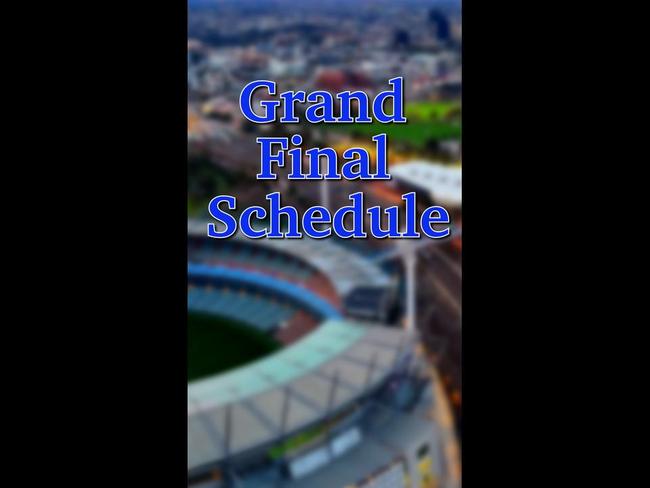 AFL Grand Final schedule